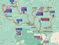 The 20th stage on the map