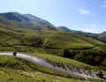 Climbing the Puerto de Larrau. The Tour of Spain lives up to its reputation and is peppered with difficult climbs. 14th stage, La Vuelta, 9 September 2023