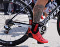 Mechanical: Sylvain Chavanel (Direct Énergie): wears the technical inner workings of a bike on his calf.