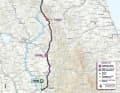 Die Karte der 8. Etappe des Giro d'Italia