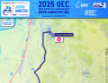 Course & elevation profile junior time trial