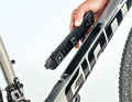 Secret compartment: There is ample storage space for tools and spare parts under a flap.