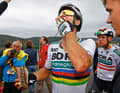 Bear friend: Peter Sagan was one of the first professional cyclists to publicly throw in a few gummy bears after a race.