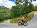 Steep centre: muscle-killing ramps pile up behind the village of Famalicão.