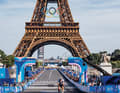 Arriver à destination ? A l'arrivée, au pied de la Tour Eiffel, Faulkner a réalisé son rêve d'enfant - tout en ayant déjà en tête le départ olympique suivant.