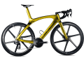 Piece of gold: The Baldiso's trademark immediately catches the eye - or not: The frame has no seat tube.