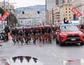 The women take to the track in Genoa in rainy weather for the first Primavera in 20 years
