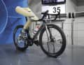The Bianchi Oltre Comp in the wind tunnel