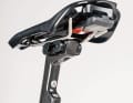 Special design: The recess in the seat post improves comfort. A matching rear light is optionally available.