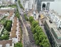 Départ en bloc : Les coureurs du Vélodôme 120 et 60 sont envoyés sur le parcours par portions.