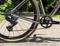 Unique - striking crank, massive rear derailleur, huge sprockets