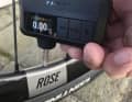 The Trek Air Rush battery mini pump