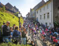 The Maasberg is one of the first climbs that the professional cyclists have to tackle on the winding route of the Amstel Gold Race through the Limburg region