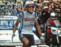 Claudio Chiappucci thrilled the fans with his aggressive riding style. This even enabled the mountain specialist to win the sprinter's classic Milan-San Remo in 1991