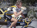 Une jeune star en pleine ascension : l'Américain Greg LeMond lors du Tour de France 1982