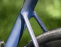Plenty of protection: Full-size mudguards fit over the well-concealed threads