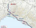 Die Karte der 11. Etappe des Giro d’Italia
