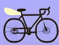 La sacoche de selle se fixe à la tige de selle et à la selle