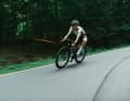 Cathi Rossmann in training: every bend counts in Transalp preparation. Perfect technique gives you confidence in the mountains.
