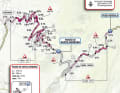 Die Karte zu den Anstiegen Passo di Santa Barbara und Passo Bordala auf der 16. Etappe des Giro d’Italia
