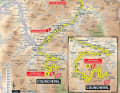 Die Karte zur 17. Etappe der Tour de France 2023