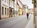 City stroll: Pretty unspectacular: Sunday afternoon in the small town of Weida in the Thuringian Vogtland region