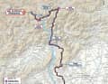 The 18th stage of the Giro d'Italia 2023 on the map