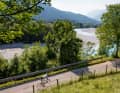 Between Kobarid and Tolmin, a small, lonely side road follows the Soca valley.