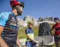 Passo Pordoi - Fausto Coppi monument