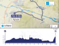 Elevation profile & map individual time trial juniors, U23, women and men elite