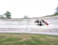 Fast piste: The bends on the track are up to 46 degrees steep