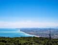 Vue du Monte Conero, qui s'élève directement sur la mer Adriatique à 572 mètres d'altitude.