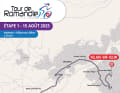 The 1st stage of the Tour de Romandie 2025 on the map