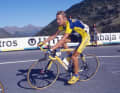 Felix Manuel Garcia sous le maillot Festina lors de la Vuelta a Espana 2000. Dans le Tour 2003, l'Espagnol était un coureur important aux côtés de Jan Ullrich.