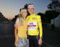 Urska Zigart and Tadej Pogacar