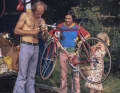 Casual: Mechanic Jan Le Grand at work during the 1977 Tour de France