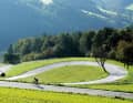 Die Serpentinen bei Schwarzenbach (Tour 2) erinnern an einen Alpenpass.