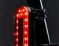 The range is up to 190 metres. An automatic warning flash provides additional protection.