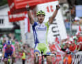 Peter Sagan sprinte à Grindelwald pour remporter l'étape reine du Tour de Suisse 2011