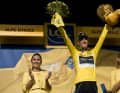 Andy Schleck in the yellow jersey of the Tour de France in 2011.