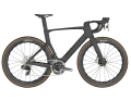 The top model of the new Scott Foil RC aero road bike. Weight: 7.2 kg. Equipped with Sram Red eTap and Zipp ZIPP 454 NSW.