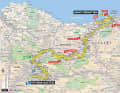 Die Karte zur 2. Etappe der Tour de France 2023