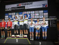 Teamsprint der Damen: Gold Deutschland, Silber China, Bronze Großbritannien