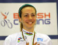 En 2013, Arianna Fidanza est devenue championne du monde junior de course aux points sur piste.
