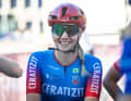 Martina Fidanza has been riding for the German Continental team Ceratizit-WNT Pro Cycling since 2023.