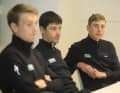 Emil Herzog (r.) ist zurück. Nach einem Jahr beim US-amerikanischen U23-Team Hagens Berman Axeon wurde der 20-Jährige aus dem eigenen Nachwuchs bei einer Pressekonferenz von Bora-Hansgrohe auf Mallorca als Neuzugang vorgestellt.