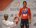 Lors du Tour d'Oman, le coureur de 21 ans a également pris brièvement la tête du classement général après deux deuxièmes places.