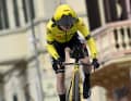 Vingegaard finished ninth in the time trial as the best of his team with the new helmet