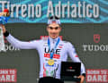Juan Ayuso, Sieger der 1. Etappe bei Tirreno-Adriatico 2024