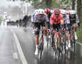 The Fleche Wallonne was ridden in 2024 in sometimes miserable weather